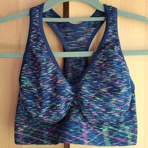 Multicolored Lounge wear Sports Bra